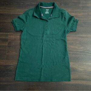 French Toast Forest Green School Uniform Polo shirt girls 14/16
